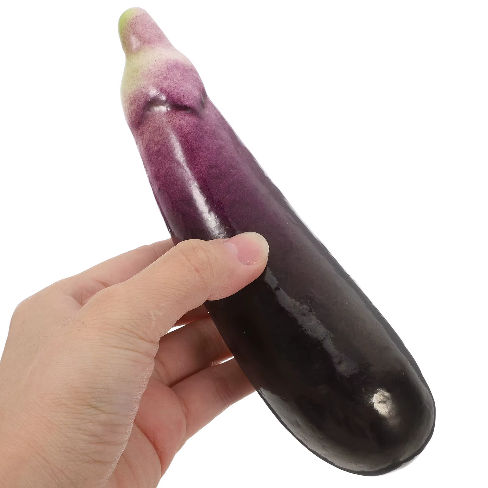 Réplique réaliste d'aubergine de qualité supérieure