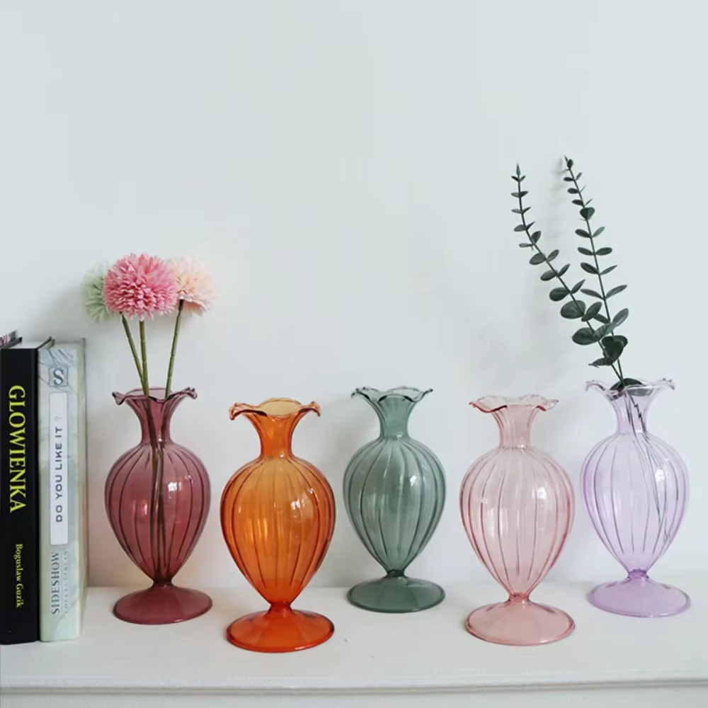 Petit Vase en verre créatif et simple