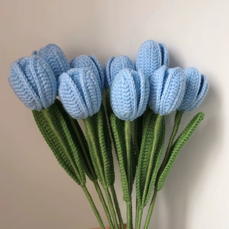 Tulipes artificielles au Crochet