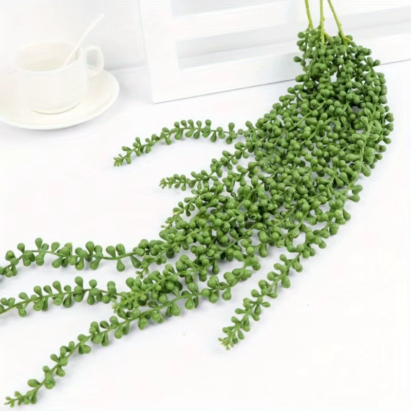 1pc plante artificielle amant larmes fausse fleur rotin