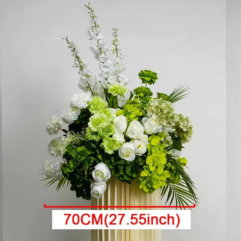 Arrangement Floral de sol d'hortensia vert