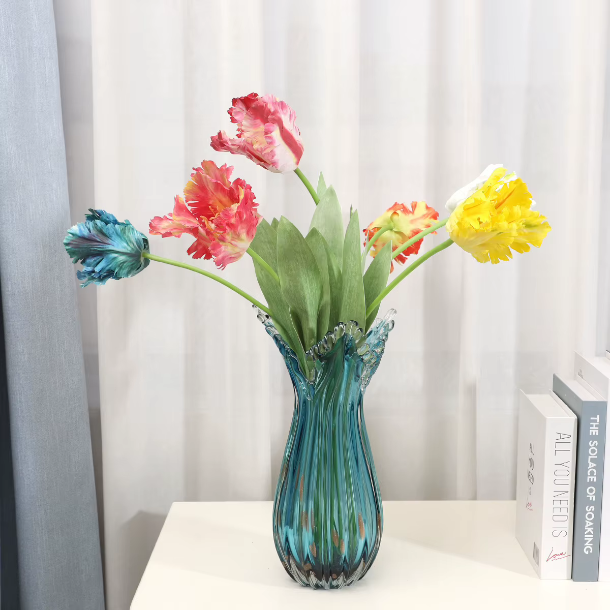 Tulipes artificielles en soie haut de gamme