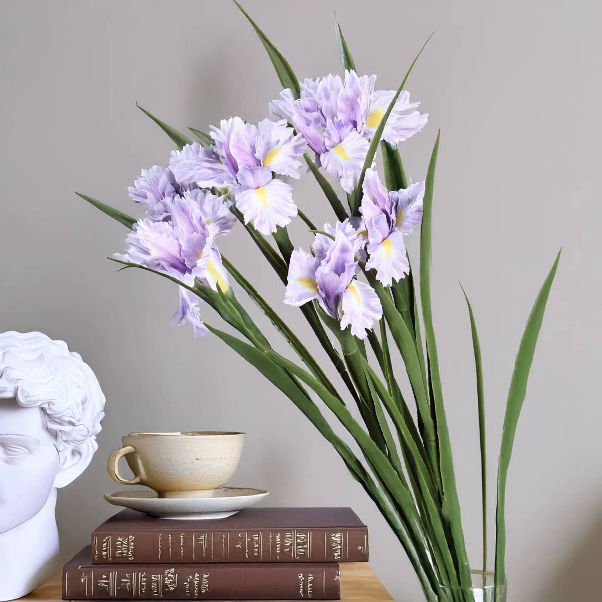 27In Iris fleur fleurs artificielles fausses