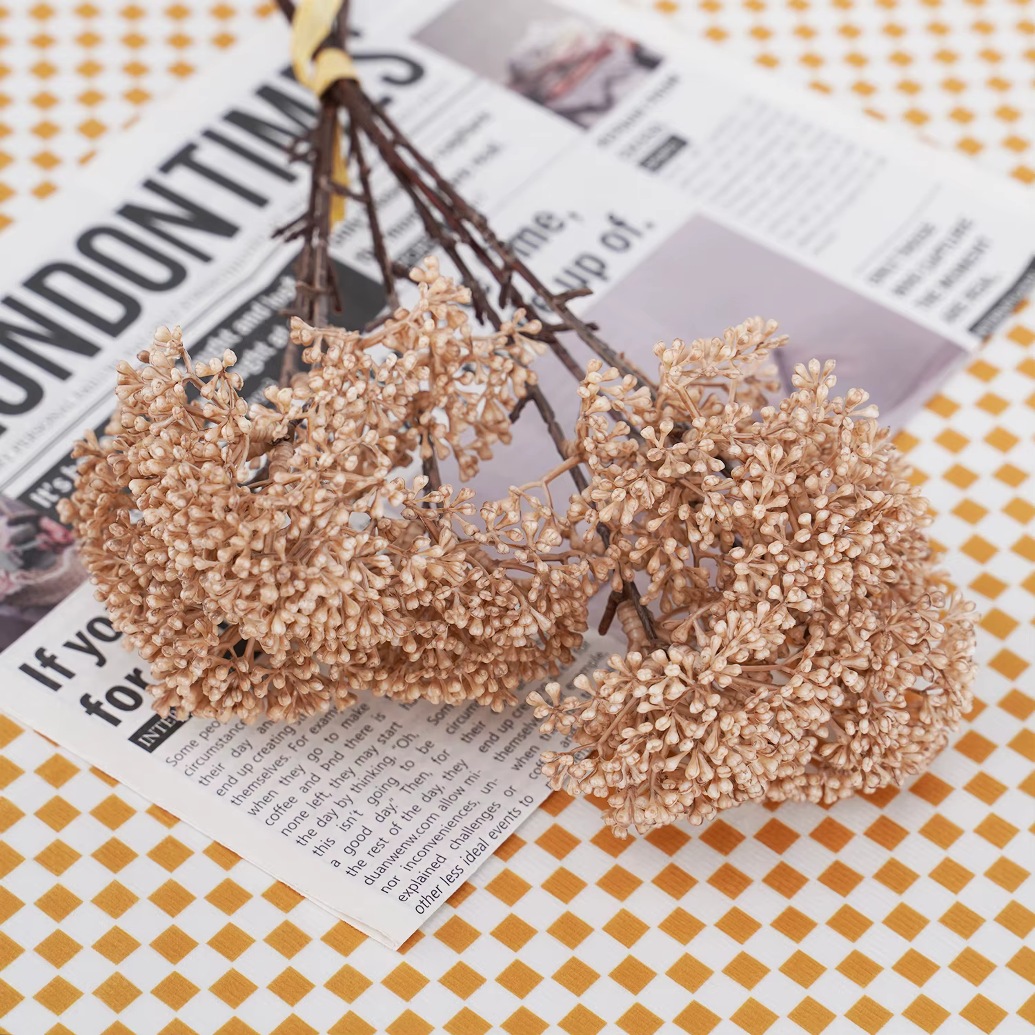 Bouquet de fleurs de Millet artificielles