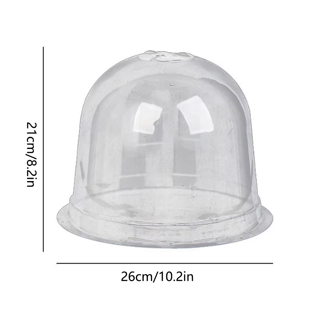 Cloche de protection des plantes réutilisable en plastique transparent
