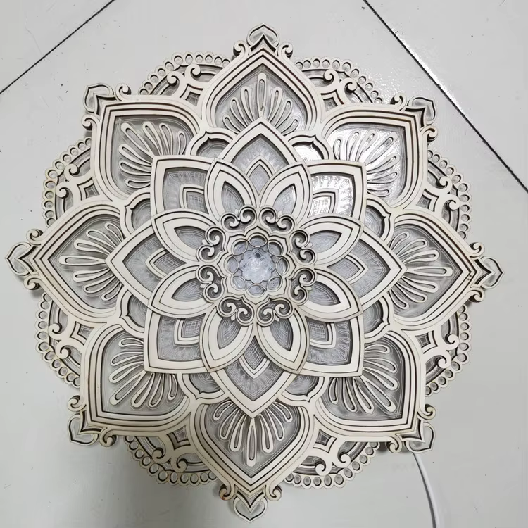 Lampe LED Mandala Lotus