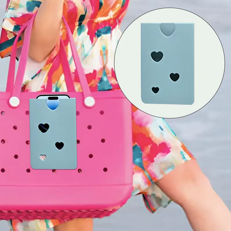 Sac fourre-tout de plage avec support de téléphone, accessoires de sac, plage, piscine, week-end, escapade