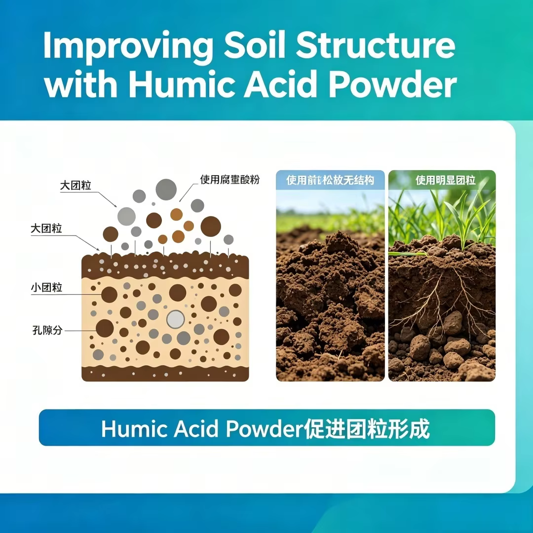 Poudre d'humate de sodium biologique