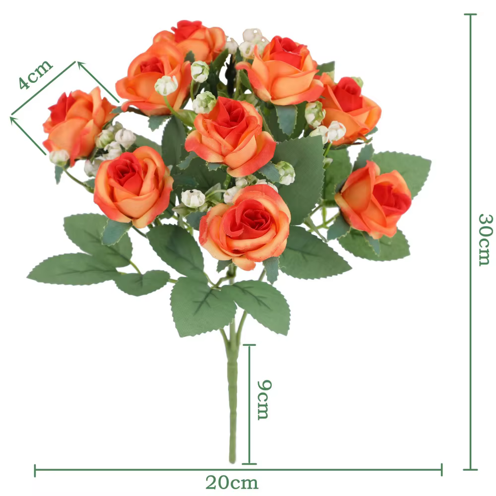 Bouquet de roses rouges pour mariage