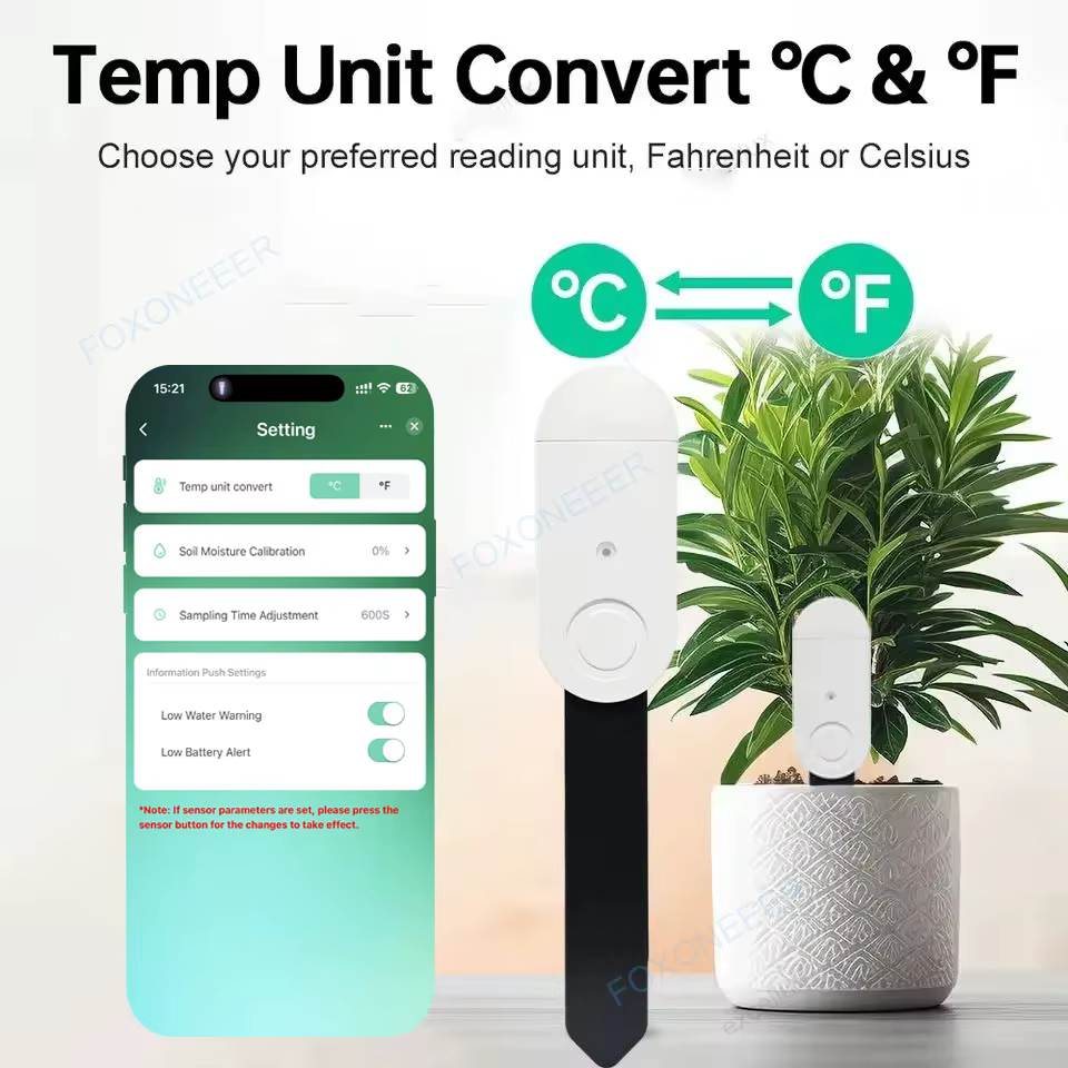 Capteur d'humidité du sol Zigbee moniteur intelligent plantes testeur