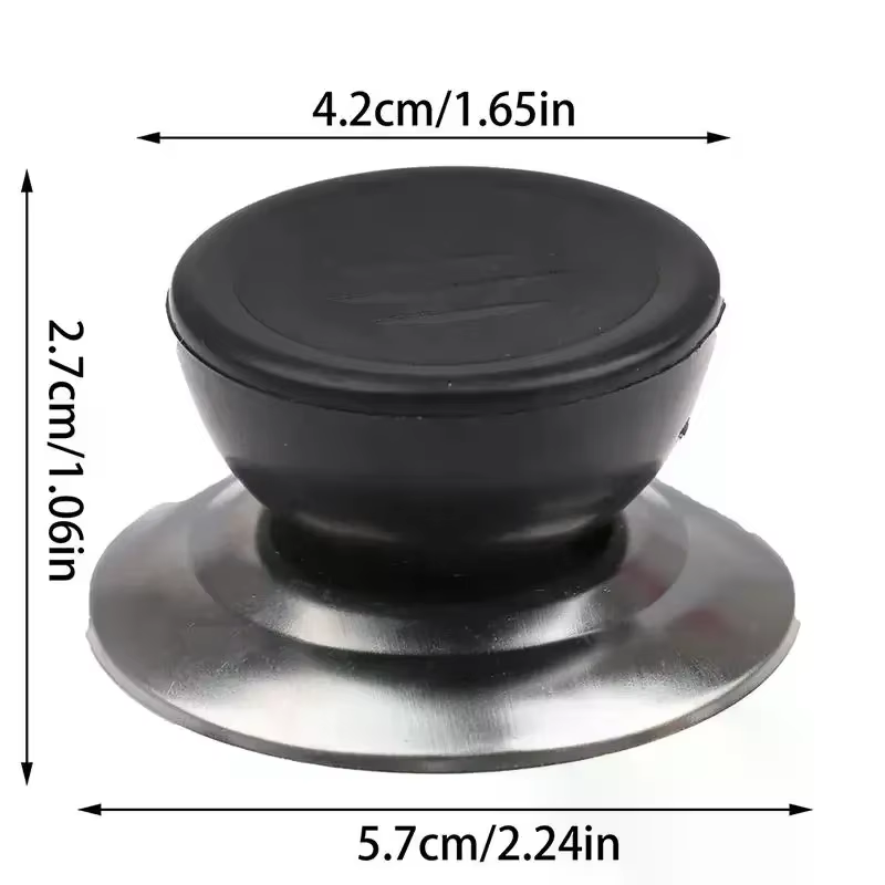 Bouton de Pot en verre et plastique universel