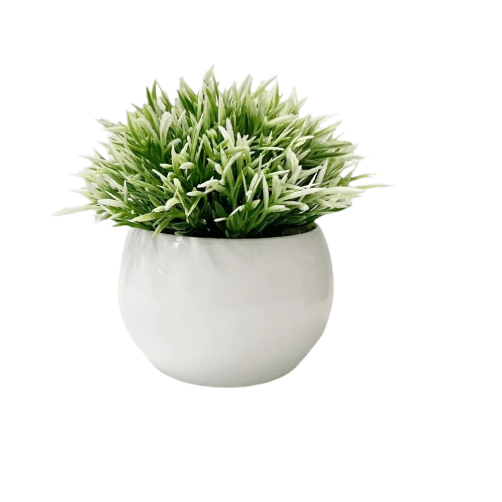 Avec Pot plantes artificielles décor extérieur Pot ornement fleur artificielle décoration de fête de mariage Miniascape bonsaï vert en Pot