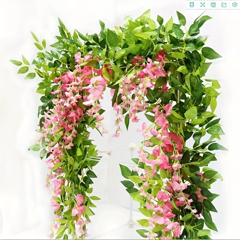 Guirlande de plantes artificielles de lierre pour décoration de maison
