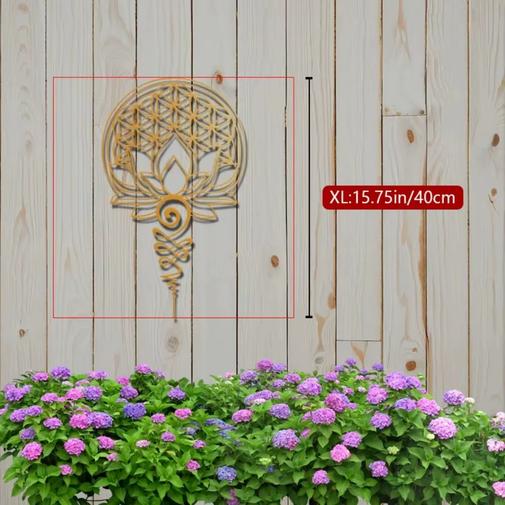 Décoration murale en métal Mandala 15