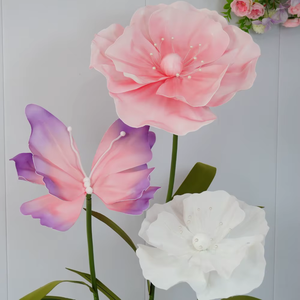 Fleurs artificielles géantes 170cm