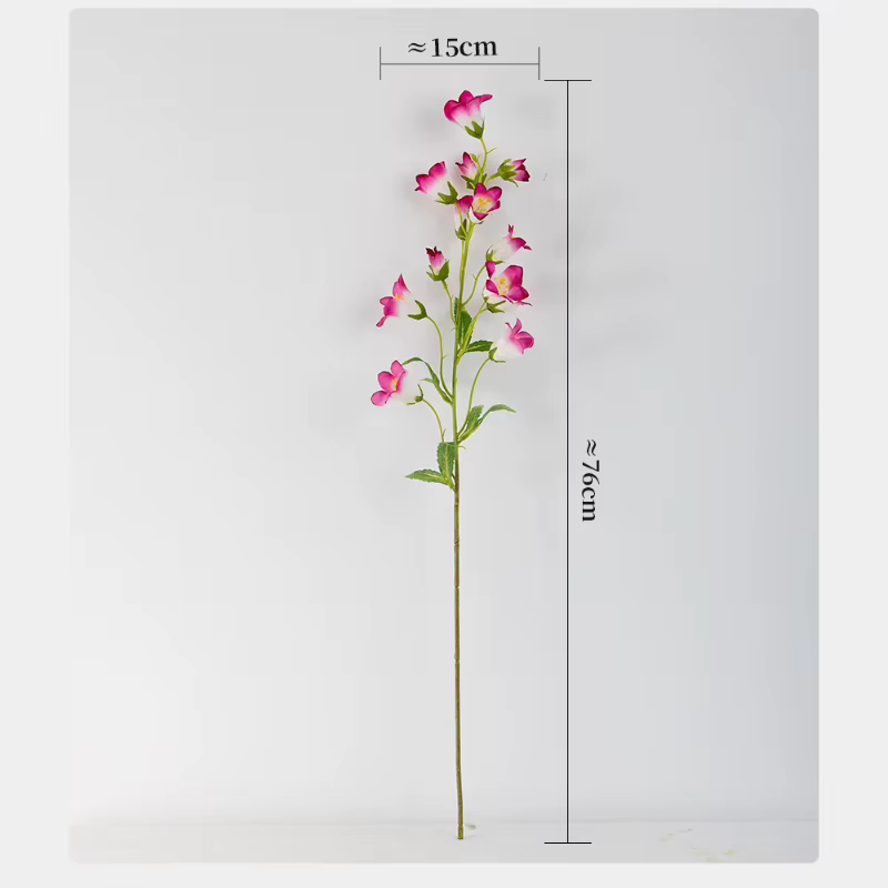 12 pièces de fleurs artificielles en soie
