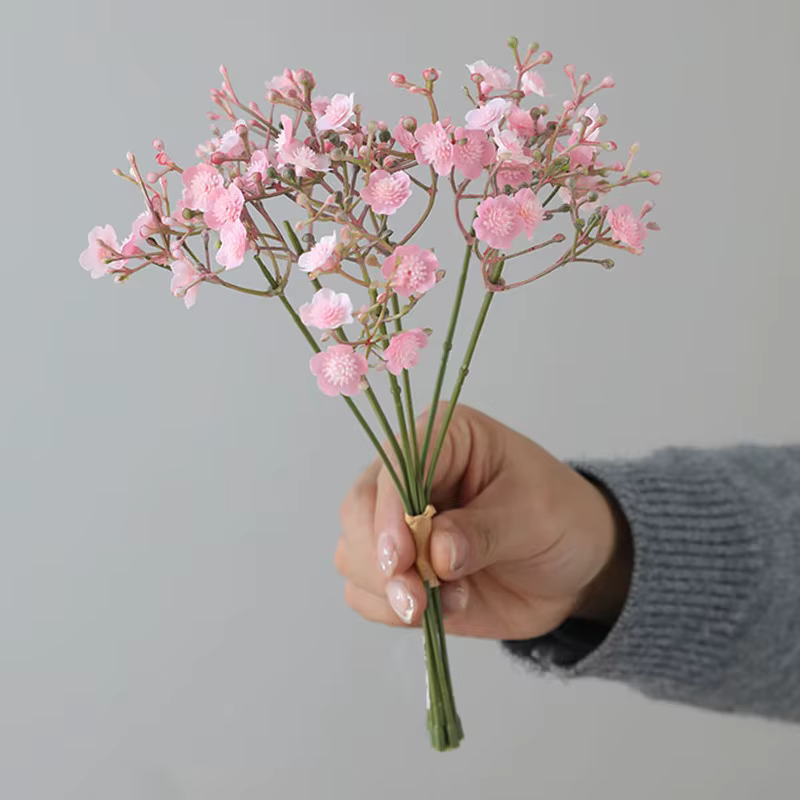 Bouquet artificiel avec ciel étoilé