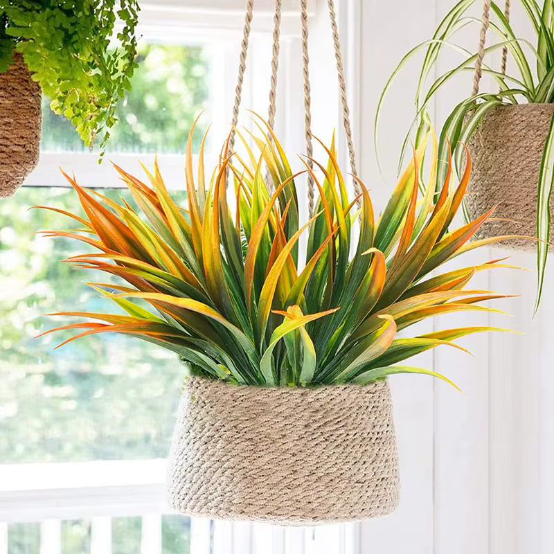 Plantes artificielles d'herbe de printemps