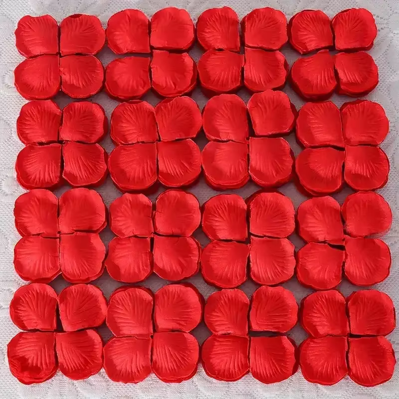 5000/100 pièces faux pétales de Rose artificiels coloré Simulation soie pétale