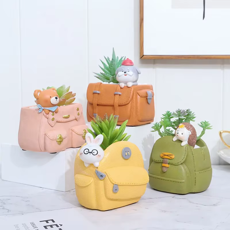 Mini jardinière pour plantes succulentes