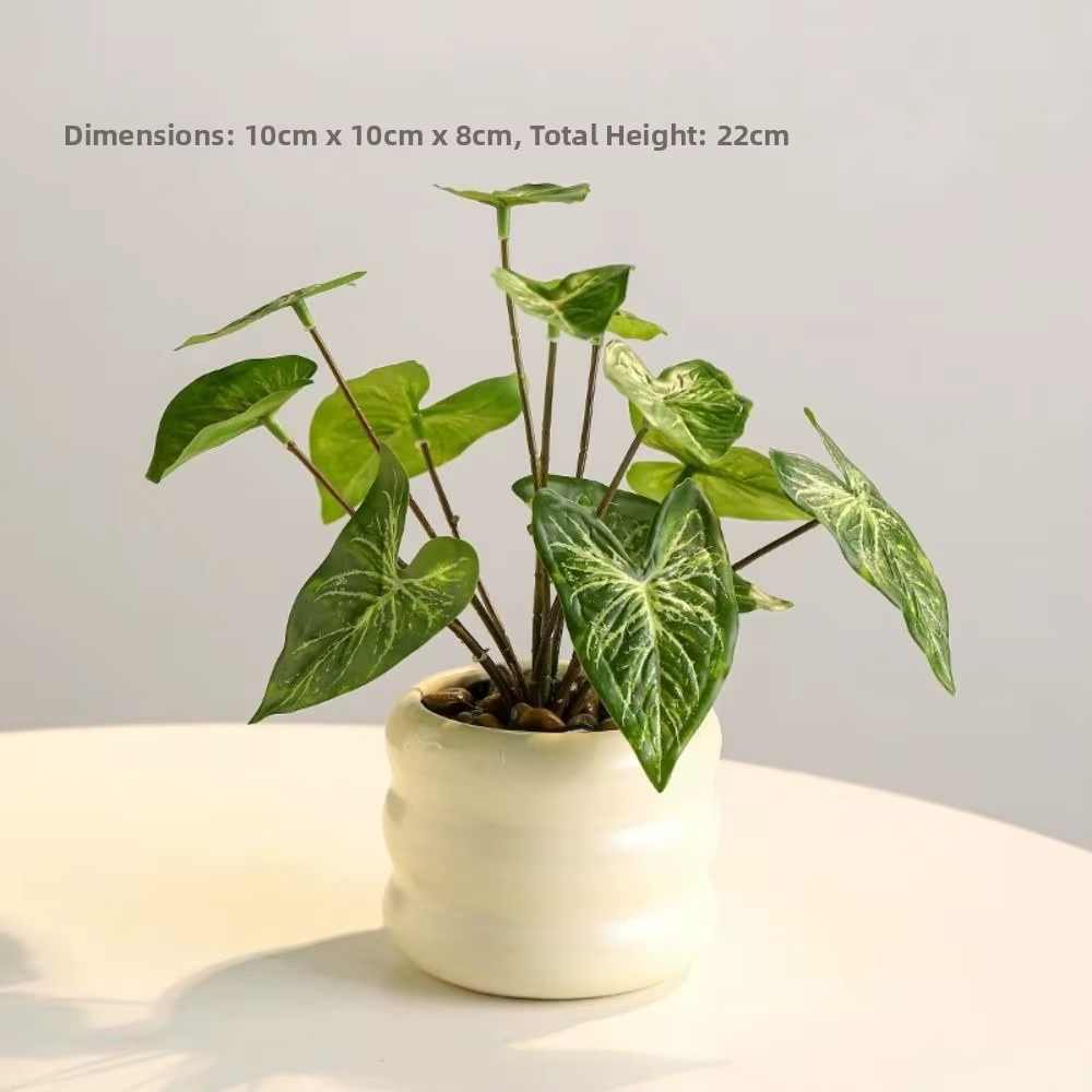 Plantes artificielles réalistes bonsaï élégant Simulation de la vie éternelle plante verte