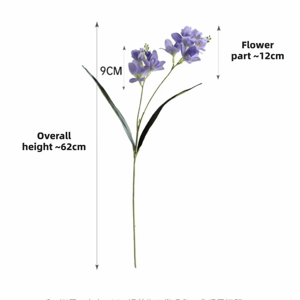 Fleur d'orchidée artificielle réaliste en vanille