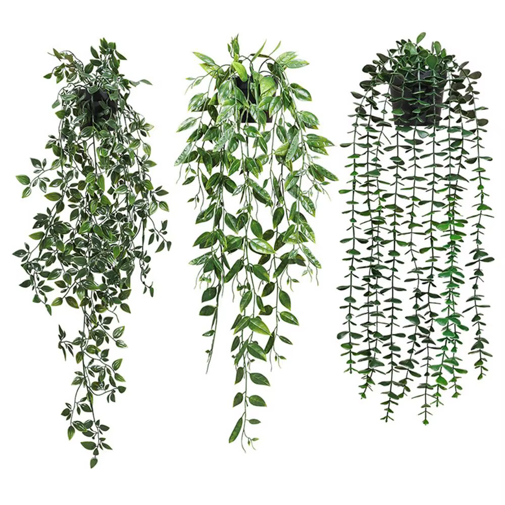 Plantes artificielles en pot pour la décoration de la maison