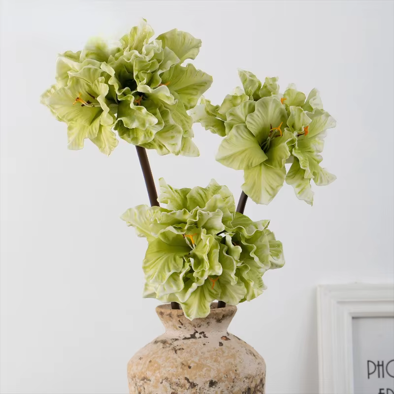 6 pièces de fleurs artificielles en PU