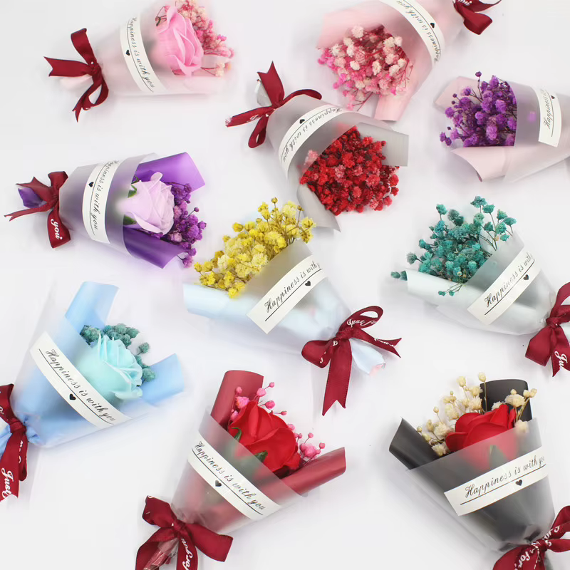 Mini petit bouquet de fleurs séchées
