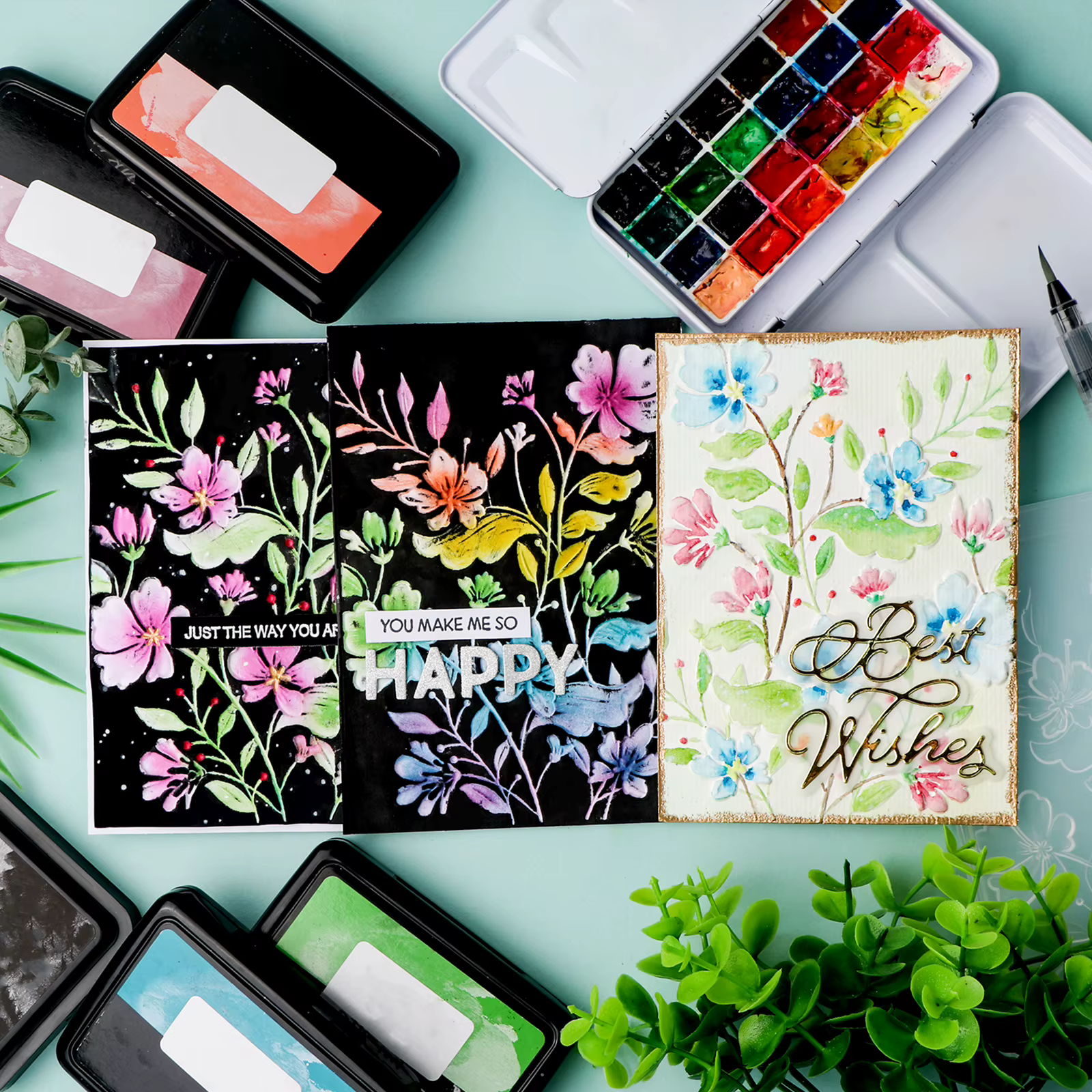 Décor de printemps, fleurs 3D gaufrage dossier Texture motif fond album à faire soi-même décoratif carton artisanat projet fabrication