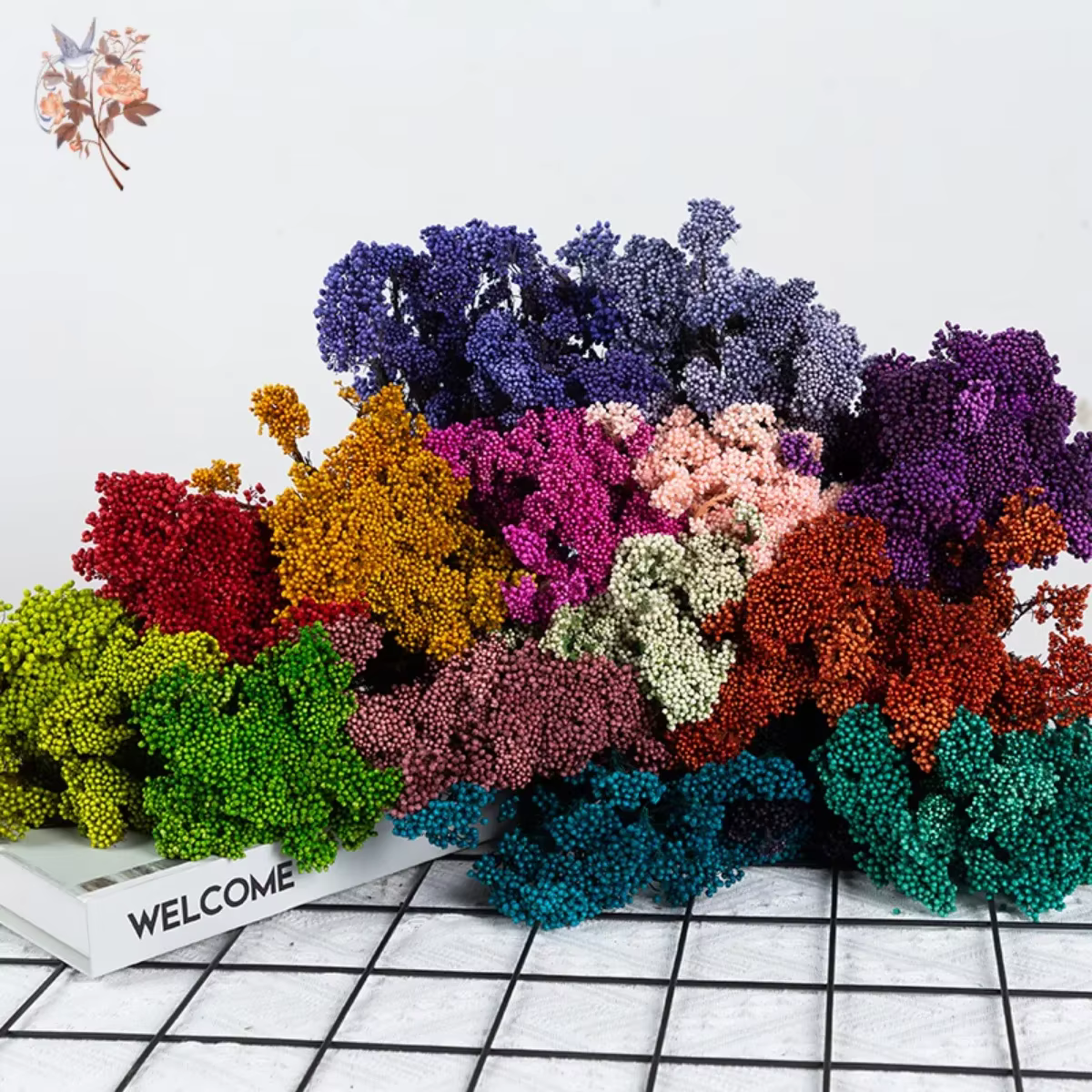 Bouquet de fleurs de Millet séchées naturelles