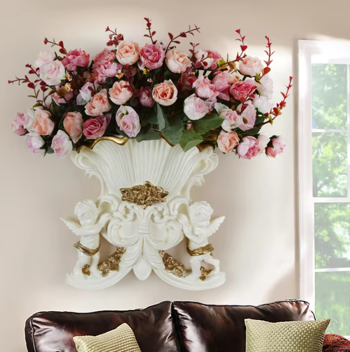 Pot de fleurs mural créatif de style européen