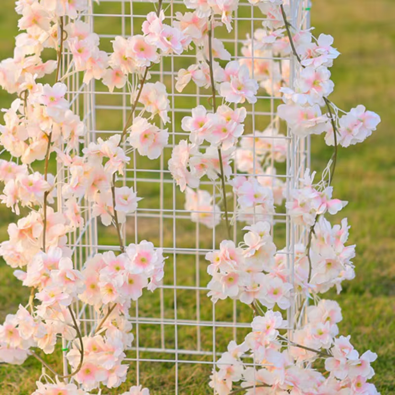 Guirlande de fleurs artificielles de cerisier Sakura