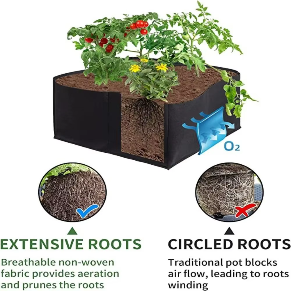 Sac de plantation de jardin avec mousse