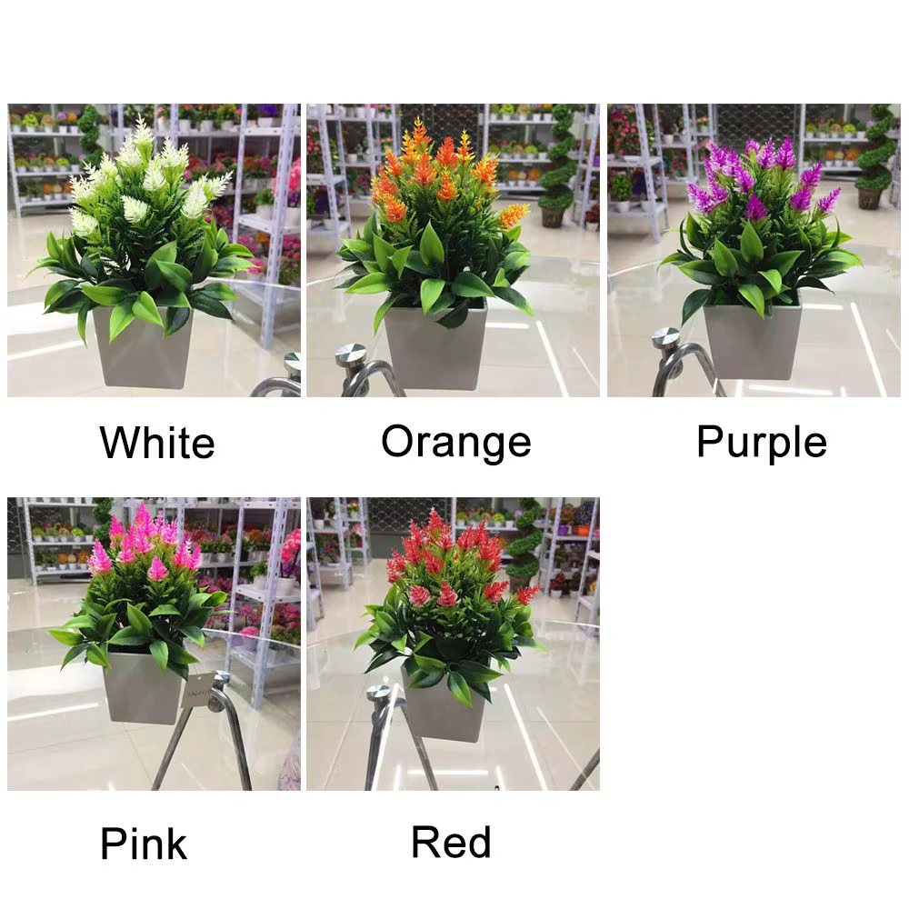 Décoration extérieure pour la maison, plantes artificielles, jardin, faux pot