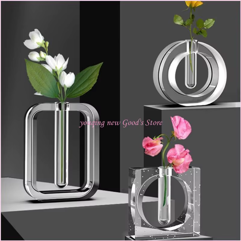 57qa mur suspendu en acrylique tube tube tube silicone