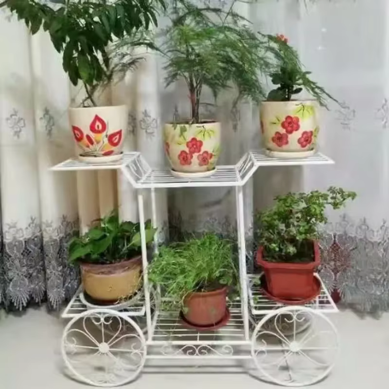 Grand Support de Plante en Métal à 6 Niveaux