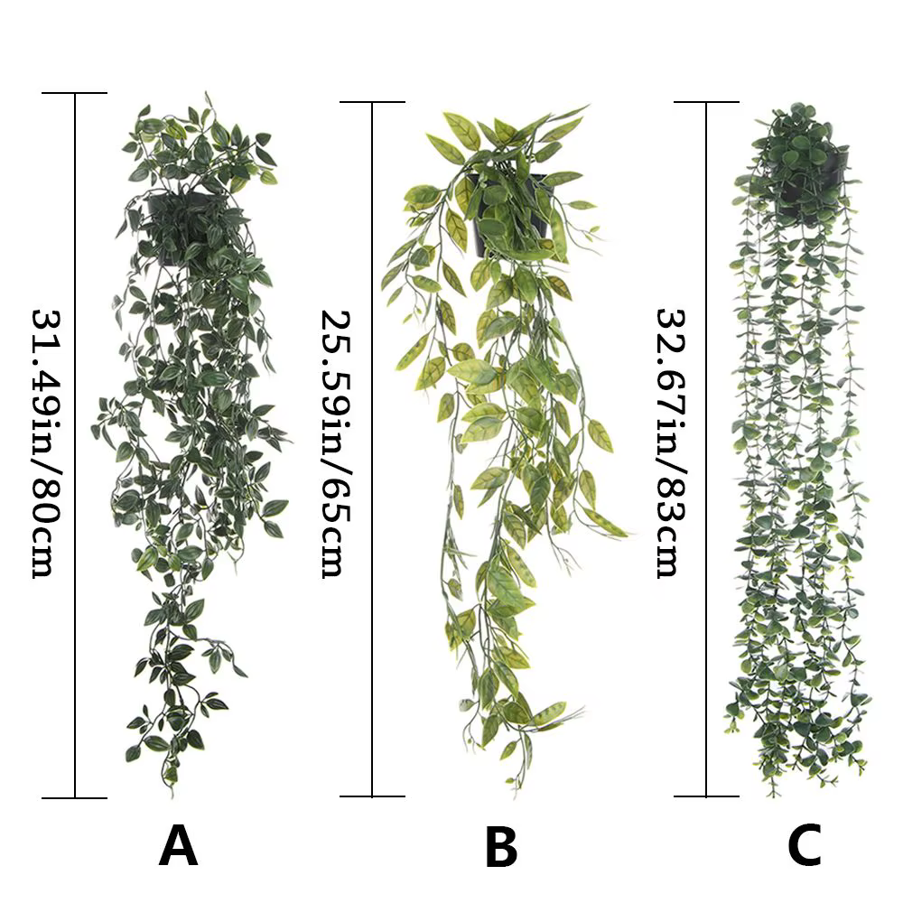 Plantes artificielles en pot pour la décoration de la maison