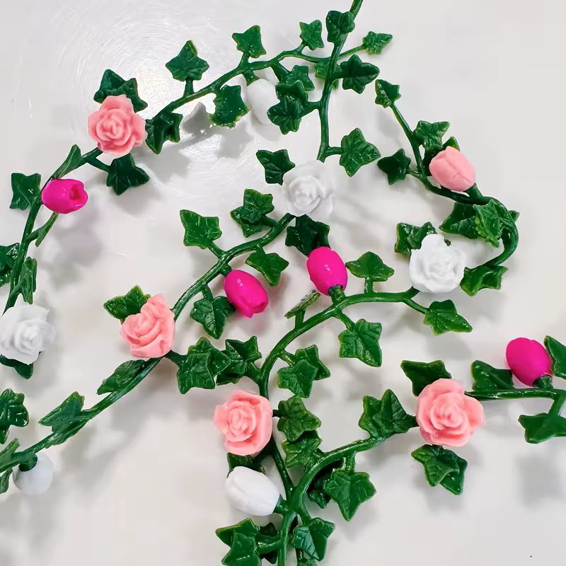 Mini-vigne de fleurs artificielles 1:12 pour maison de poupée