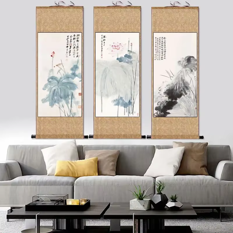Peinture à l'encre créative élégante pour la décoration intérieure