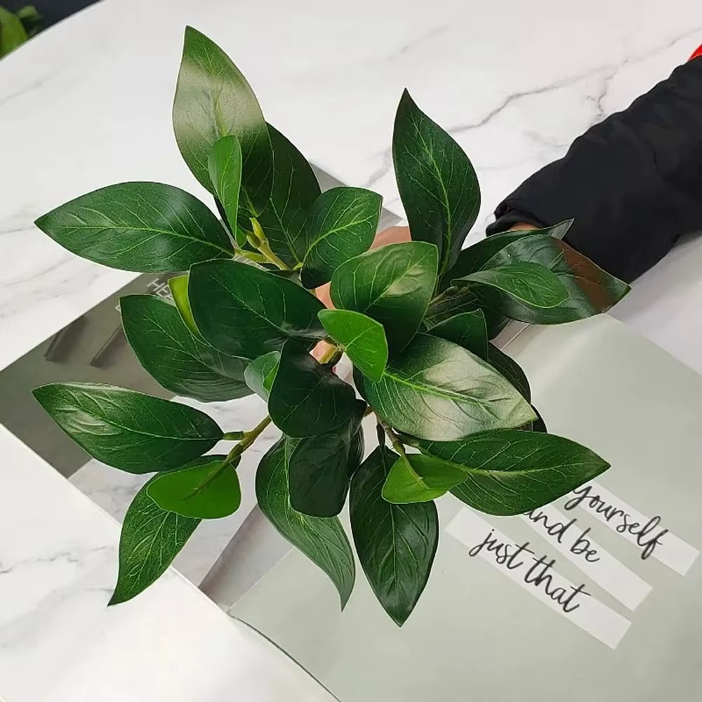 Plantes artificielles Acorn Peperomia 30 cm vertes