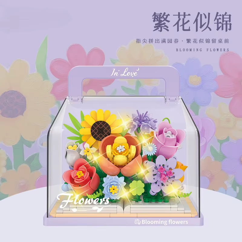 Série de plantes à fleurs éternelles