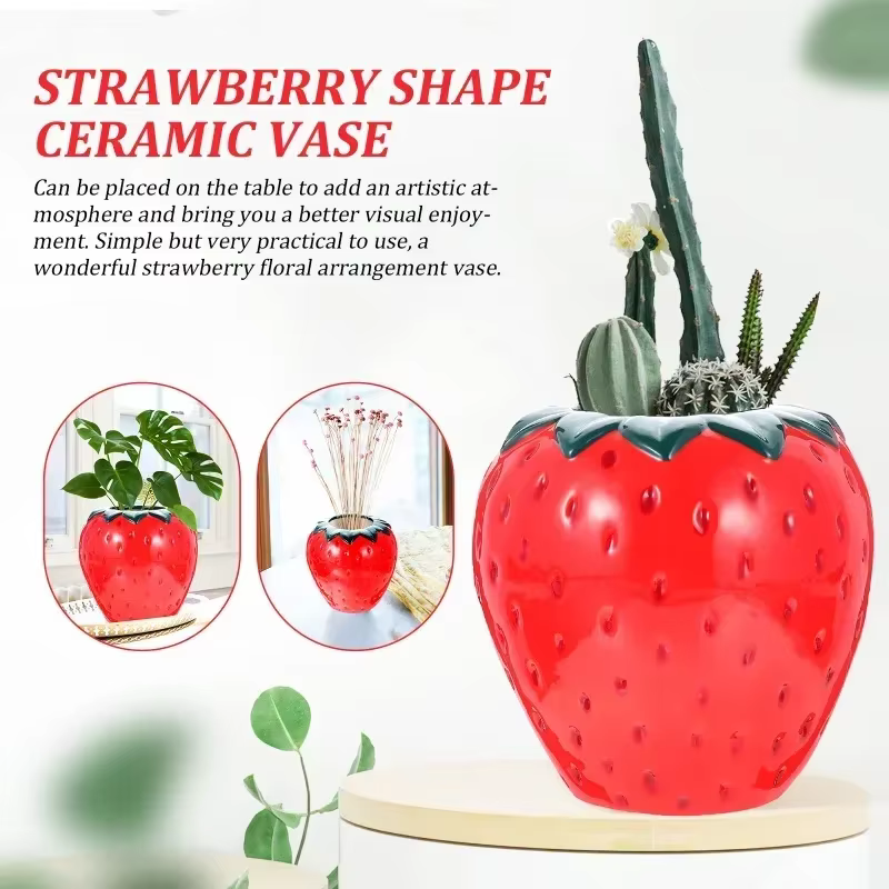 Harvey-Vase créatif en céramique pour fleurs