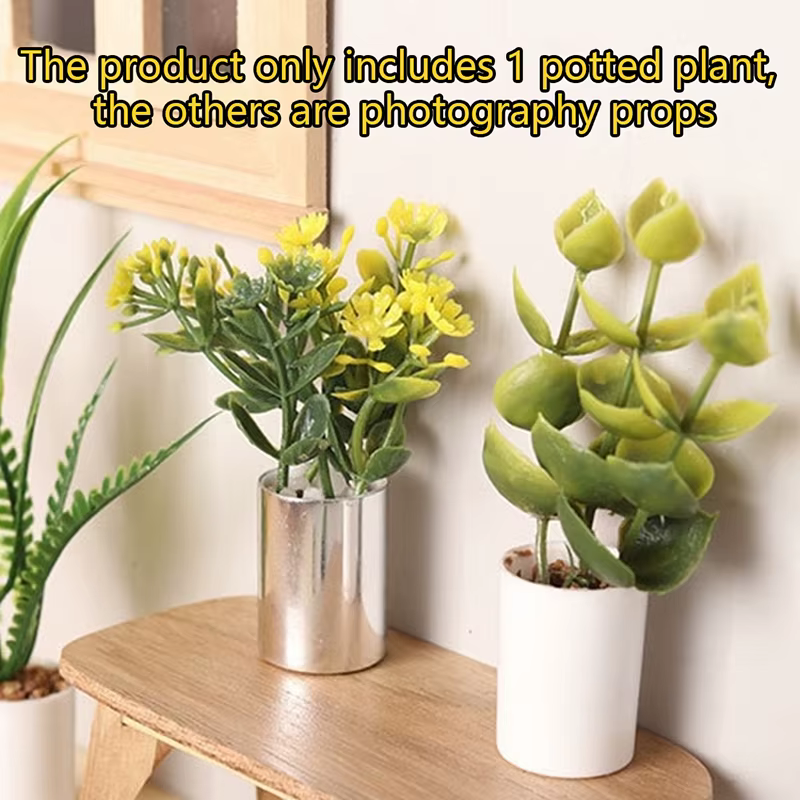 Plante l'inventaire en pot avec feuilles vertes