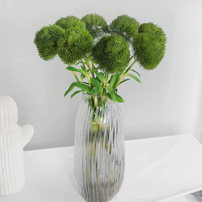 Bouquet de Fleurs Artificielles de Dianthus Vert