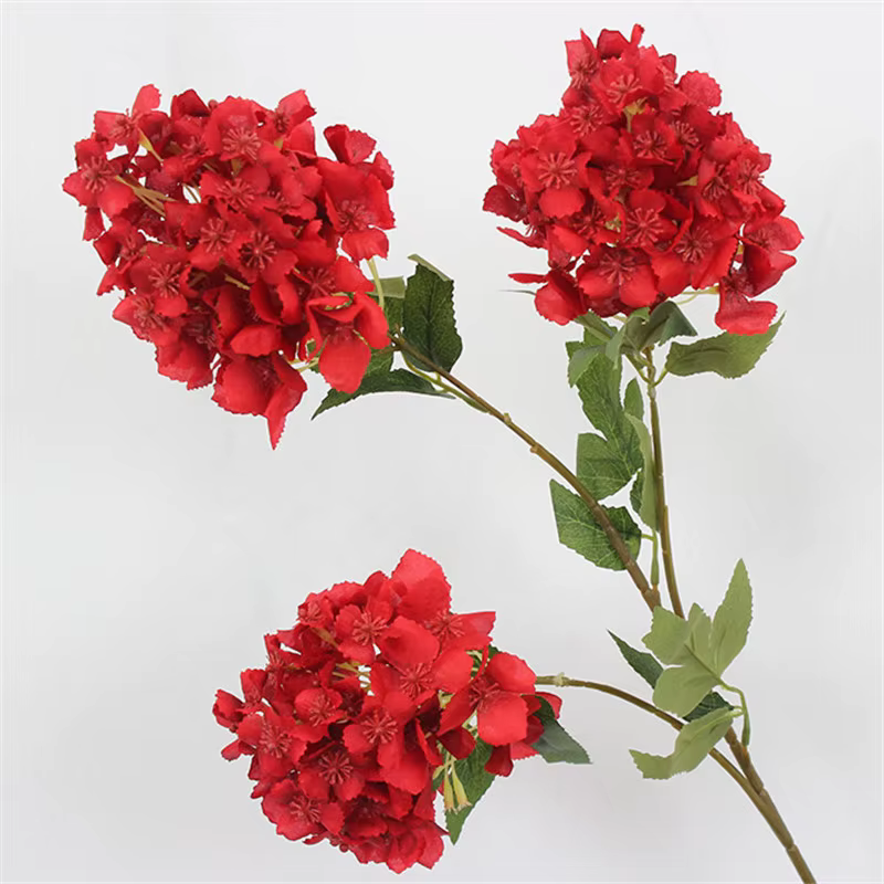 Fleur à branche unique série rouge