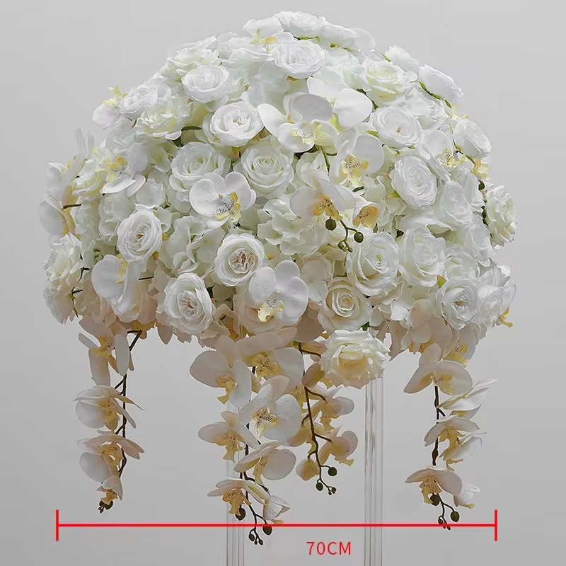 Balles de fleurs de roses d'hortensia Phalaenopsis 3D
