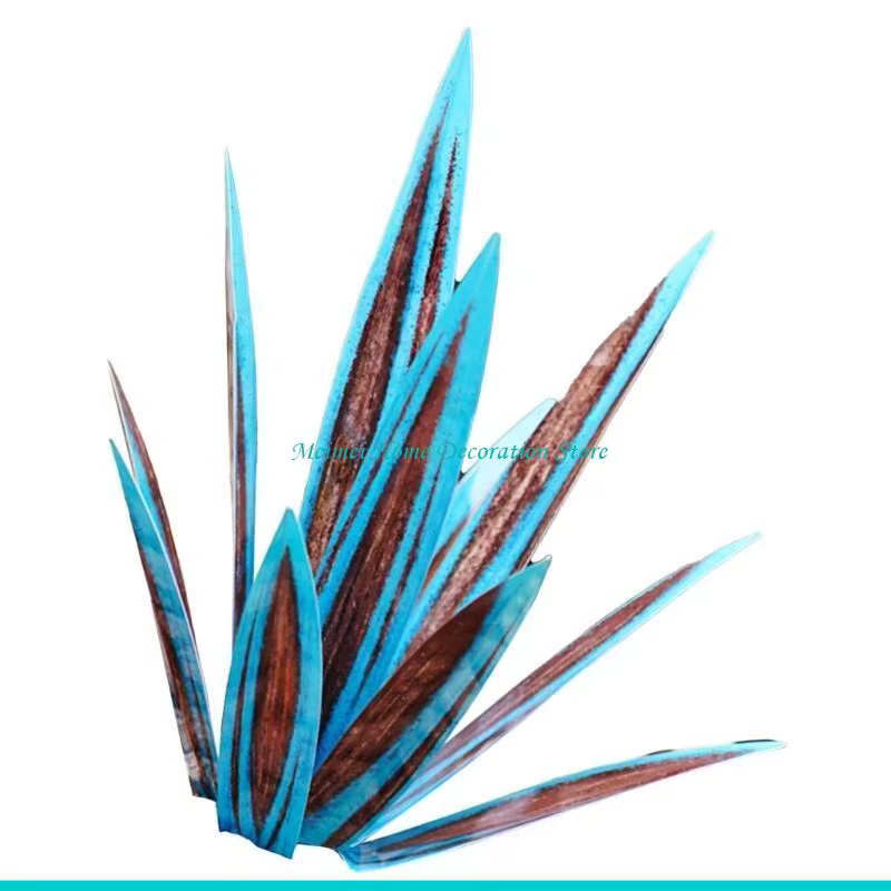 H7BF – décorations jardin en Agave pour piquet extérieur