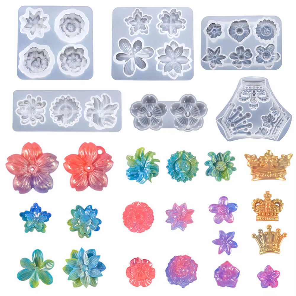 Moule en Silicone pour Patch de fleurs