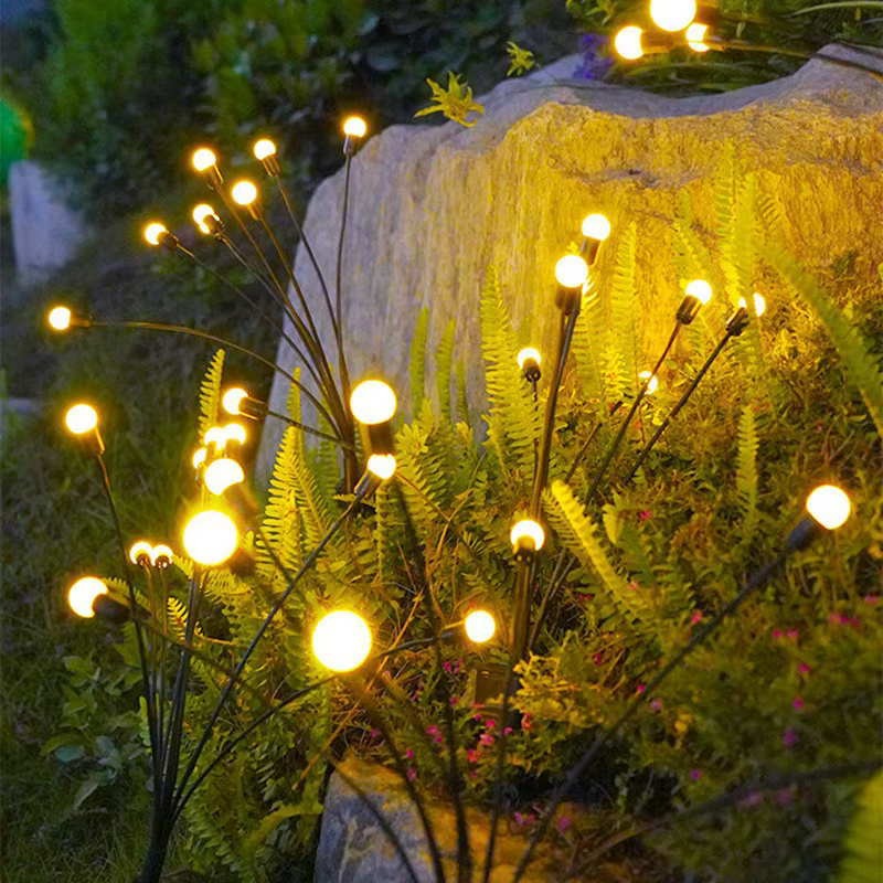 Lampes de jardin-nouvelles lumières lucioles à énergie solaire améliorées